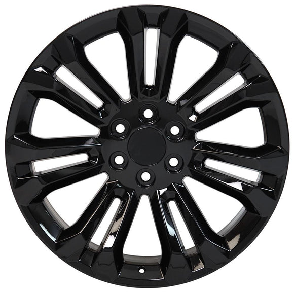 22" Replica CV43 fits Chevrolet Silverado 22x9 Black