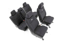 Rough Country Seat Covers with Console Cover Front and Rear For Toyota Tundra 14-21