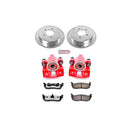 PowerStop Z36 Truck and SUV Ceramic Brake Pad, Drilled & Slotted Rotor, and Cali