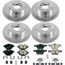 PowerStop Z23 Daily Driver Carbon-Fiber Ceramic Brake Pad and Drilled & Slotted