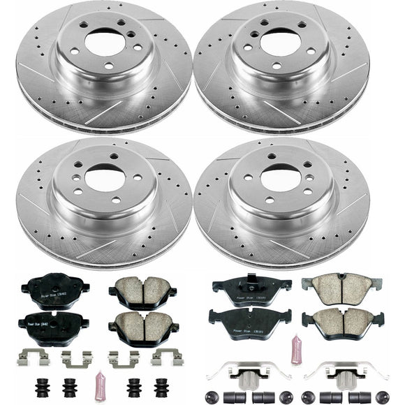 PowerStop Z23 Daily Driver Carbon-Fiber Ceramic Brake Pad and Drilled & Slotted
