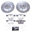 PowerStop Z36 Carbon-Fiber Ceramic Brake Pad with Drilled and Slotted Rotor Kit