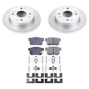 PowerStop Genuine Geomet Coated Rotor and Low-Dust Ceramic Brake Pad Kit
