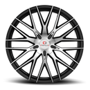 24x9 Cavallo CLV-45 Gloss Black Machined 5x115/120 ET18 wheel/rim