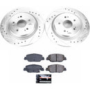 PowerStop Z23 Daily Driver Carbon-Fiber Ceramic Brake Pad and Drilled & Slotted