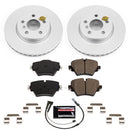 PowerStop Genuine Geomet Coated Rotor and Carbon-Fiber Ceramic Brake Pad Kit
