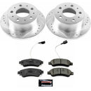 PowerStop Z23 Daily Driver Carbon-Fiber Ceramic Brake Pad and Drilled & Slotted