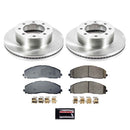 PowerStop OE Stock Replacement Low-Dust Ceramic Brake Pad and Rotor Kit
