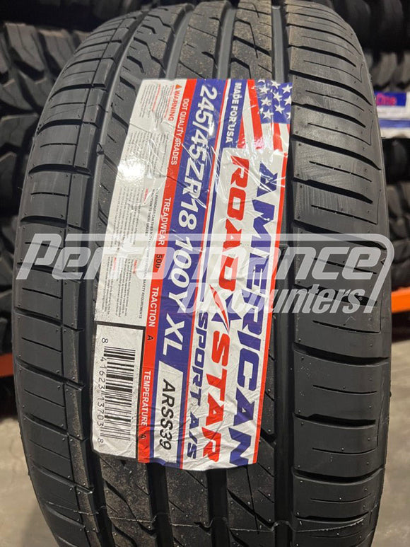 245/45ZR18 American Roadstar Sport A/S 100Y BSW SL 245 45 18 2454518