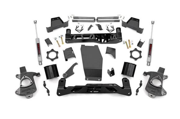 6 Inch Lift Kit - Alum/Stamp Steel - Chevy/GMC 1500 (14-18)