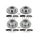 PowerStop OE Stock Replacement Low-Dust Ceramic Brake Pad and Rotor Kit