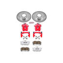 PowerStop Z26 Street Performance Ceramic Brake Pad, Drilled Slotted Rotor, and C