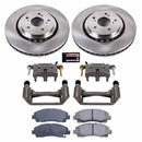 PowerStop OE Stock Replacement Low-Dust Ceramic Brake Pad, Rotor and Caliper Kit