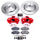 PowerStop Z23 Daily Driver Carbon-Fiber Ceramic Pads Drilled & Slotted Rotor & C