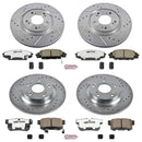 PowerStop Z26 Street Performance Ceramic Brake Pad and Drilled & Slotted Rotor K