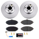 PowerStop Genuine Geomet Coated Rotor and Carbon-Fiber Ceramic Brake Pad Kit