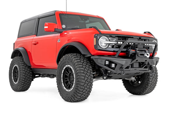 Rough Country Front Bumper Tubular With Winch Plate For Ford Bronco 21-23