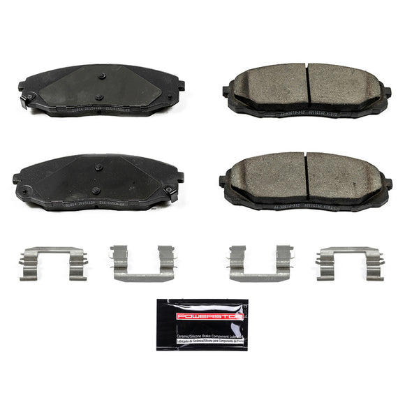 PowerStop Z23 Evolution Sport Carbon-Fiber Brake Pads With Hardware