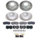 PowerStop Semi-Coated Rotor and Low-Dust Ceramic Brake Pad Kit