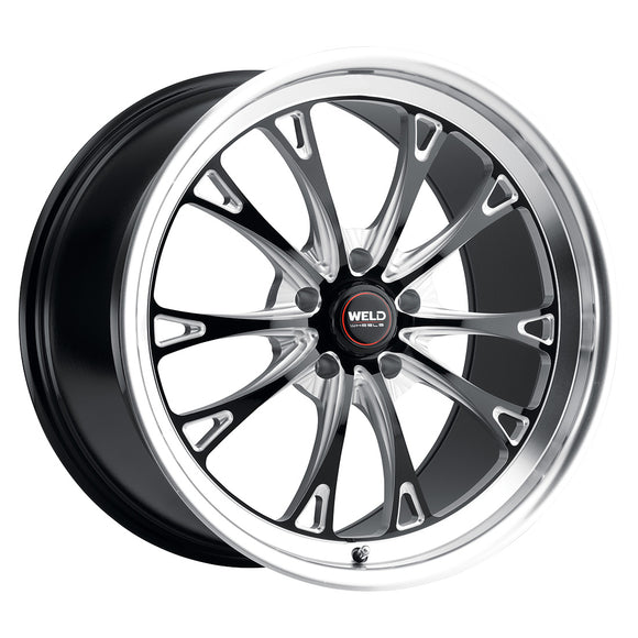 20x12 WELD Performance Belmont Black Milled 5x120 ET52 CB72.56 Wheel Rim