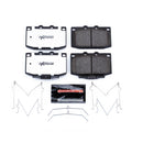 PowerStop Z26 Street Performance Carbon-Fiber Ceramic Brake Pads With Hardware
