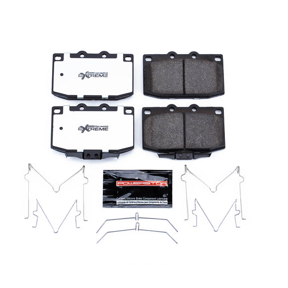 PowerStop Z26 Street Performance Carbon-Fiber Ceramic Brake Pads With Hardware