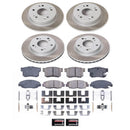 PowerStop Semi-Coated Rotor and Low-Dust Ceramic Brake Pad Kit