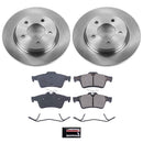 PowerStop OE Stock Replacement Low-Dust Ceramic Brake Pad and Rotor Kit