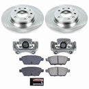 PowerStop OE Stock Replacement Low-Dust Ceramic Brake Pad, Rotor and Caliper Kit
