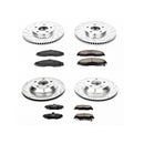 PowerStop Z23 Daily Driver Carbon-Fiber Ceramic Brake Pad and Drilled & Slotted