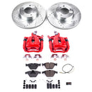 PowerStop Z23 Daily Driver Carbon-Fiber Ceramic Pads Drilled & Slotted Rotor & C