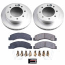 PowerStop Genuine Geomet Coated Rotor and Low-Dust Ceramic Brake Pad Kit