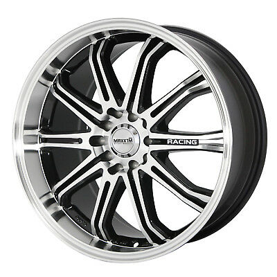 17x7 Maxxim Ferris Black Wheel/Rim 5x110 5-110 17-7