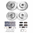 PowerStop Z23 Daily Driver Carbon-Fiber Ceramic Brake Pad and Drilled & Slotted