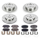 PowerStop OE Stock Replacement Low-Dust Ceramic Brake Pad and Rotor Kit