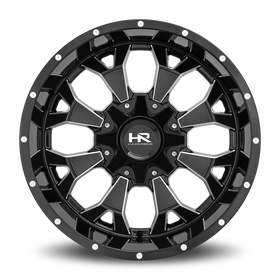 20x12 Hardrock Devastator Gloss Black Milled 8x170 ET-51 wheel/rim