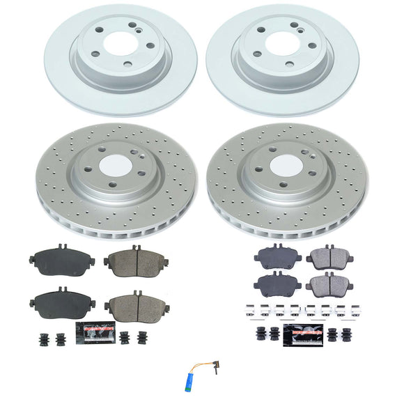 Z23 Daily Driver Premium Carbon-Fiber Ceramic Brake Pad and Fully Coated Rotor K