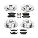 PowerStop Z23 Daily Driver Carbon-Fiber Ceramic Brake Pad and Drilled & Slotted