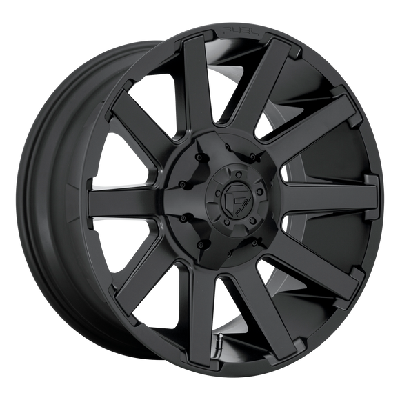 20x9 Fuel Off-Road D437 Contra Matte Black 8x165.1 ET20 CB125.1 Wheel Rim