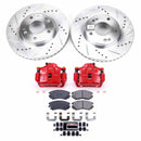 PowerStop Z23 Daily Driver Carbon-Fiber Ceramic Pads Drilled & Slotted Rotor & C