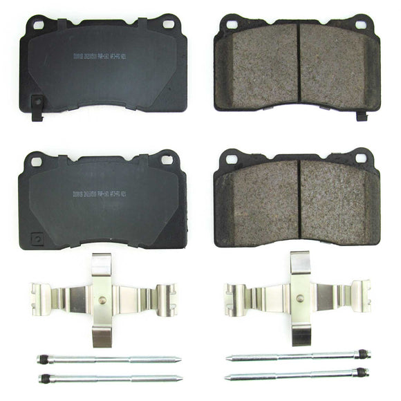 PowerStop Z17 Evolution Ceramic Brake Pads With Hardware