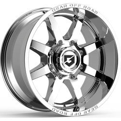 20X9 Gear Off Road 762C Pivot Chrome 8x180 ET18 wheel/rim