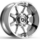 20X9 Gear Off Road 762C Pivot Chrome 8x180 ET18 wheel/rim