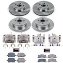 PowerStop OE Stock Replacement Low-Dust Ceramic Brake Pad, Rotor and Caliper Kit
