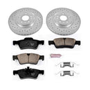 PowerStop Z23 Daily Driver Carbon-Fiber Ceramic Brake Pad and Drilled & Slotted