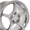 18" Replica Wheel CV05 Fits Chevrolet Corvette - C5 Rim 18x9.5 Chrome Wheel