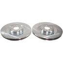 PowerStop Evolution Drilled Slotted Rotors Pair Front For Ford Mustang Mach-E