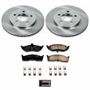 PowerStop OE Stock Replacement Low-Dust Ceramic Brake Pad and Rotor Kit