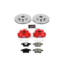 PowerStop Z23 Daily Driver Carbon-Fiber Ceramic Pads Drilled & Slotted Rotor & C