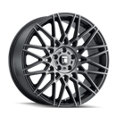 TOUREN TR78 3278 BRUSHED BLACK W/DARK TINT 18X8 5-100 40MM 56.1MM